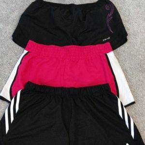 Running shorts ladies sz Small - set of 3!
